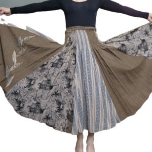 BOHO MARILU MODA Maxi Circle Skirt Made in Italy